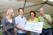 Scheckübergabe Tag der Bewegung 2010