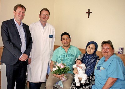 1000. 2017 Baby im St. Joseph-Stift geboren
