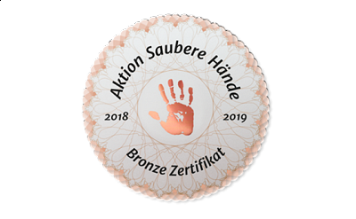 Aktion Saubere Hände – Bronze Zertifikat