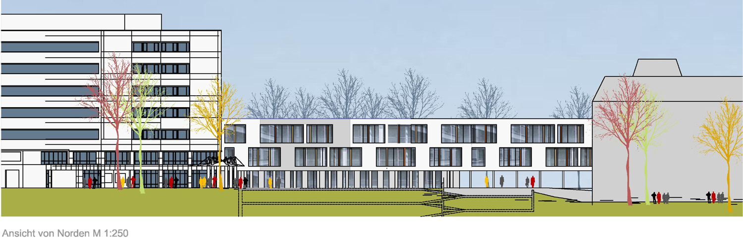 Bauvorhaben RKK: Ansicht Nord